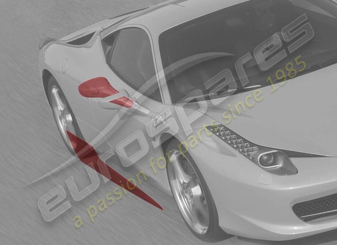 nueva película protectora anti-desgarro de piedras ferrari, lado izquierdo. número de pieza 70001827 (1)