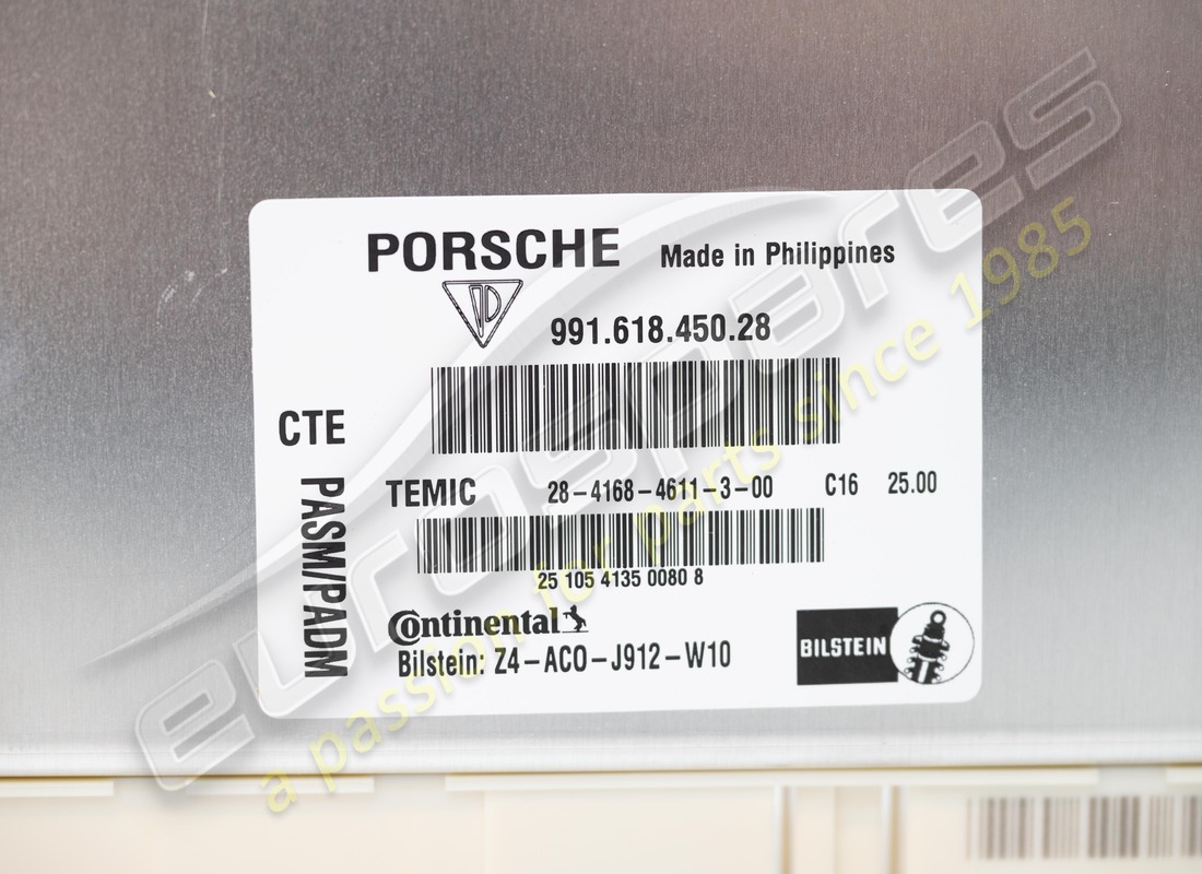 NUEVO MÓDULO DE CONTROL ELECTRÓNICO PORSCHE. NÚMERO DE PIEZA 99161845028 (4) nuevo módulo de control electrónico porsche. número de pieza 99161845028 (4)