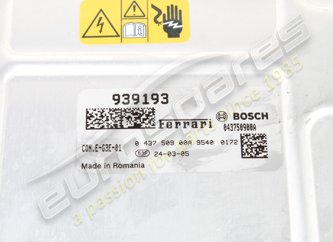 usado ferrari dcdc livello e3. número de pieza 939193 (5)