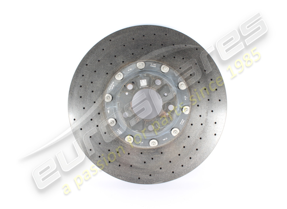 usado lamborghini disco de freno cerámico (ventilado), 440 x 40 número de pieza 4m0615301br