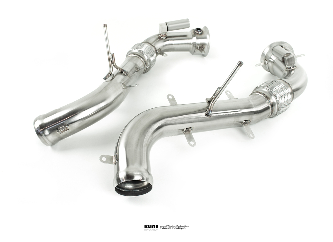 nuevo kline innovation mclaren 570s juego de tuberías decat cat - inconel. número de pieza klmc570sdecatcsinc (1)