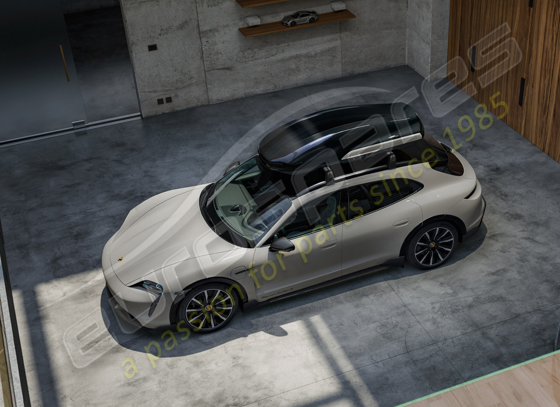 nuevo porsche cofre de techo en negro (alto brillo). número de pieza 9y0044870 (8)