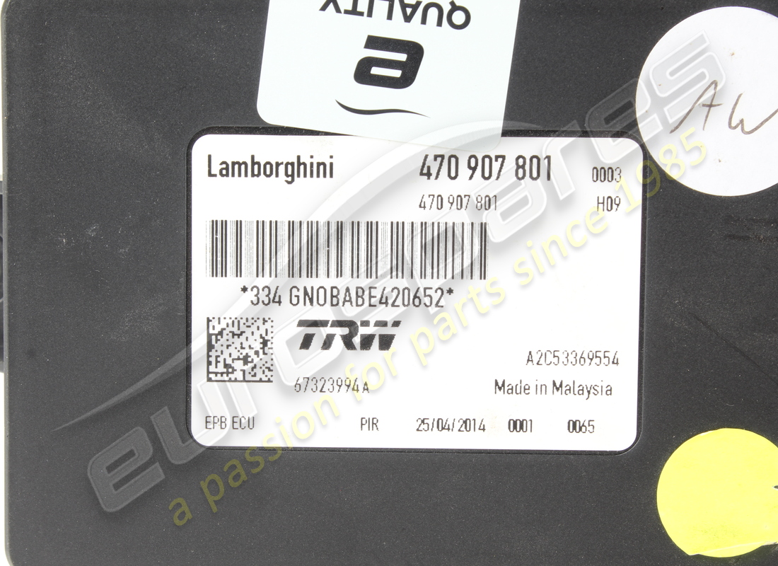 unidad de control lamborghini usada. número de parte 470907801 (4)