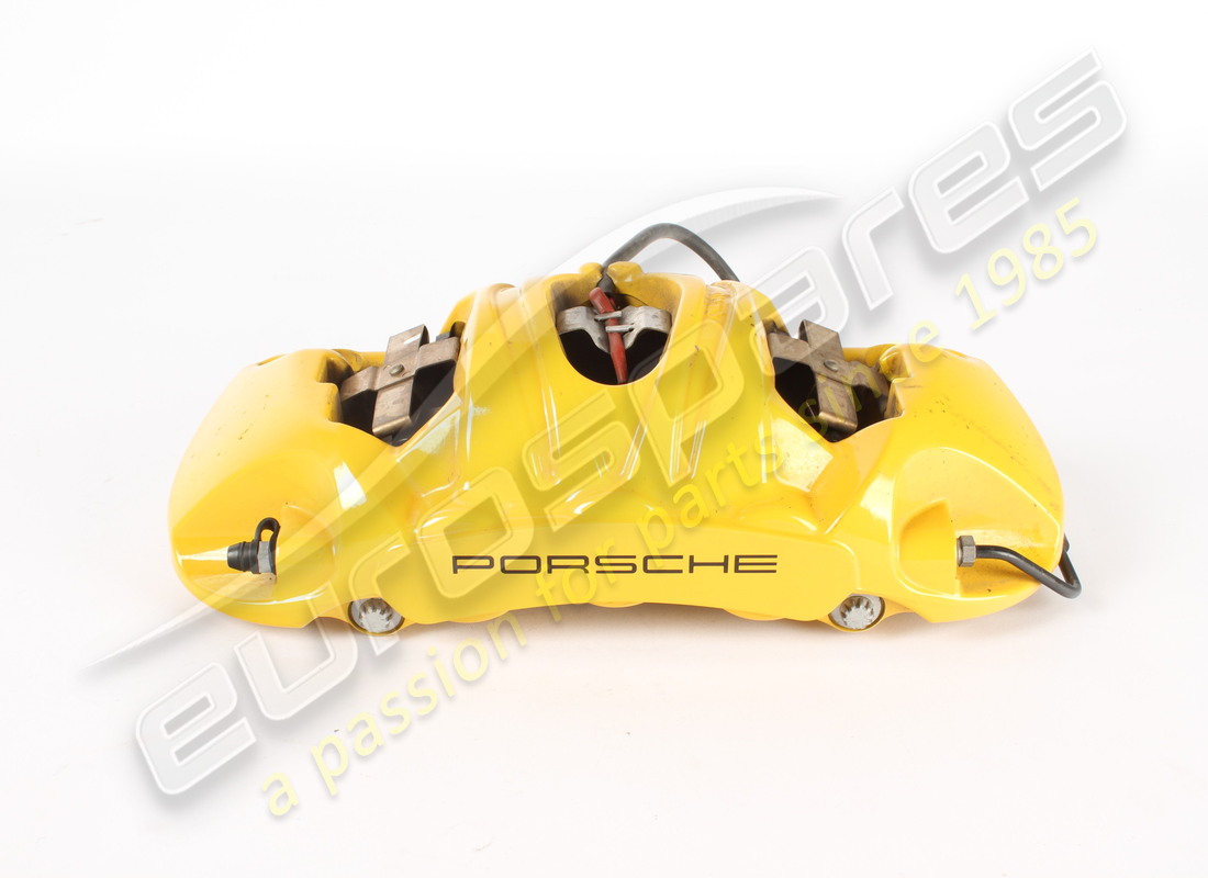 PINZA DE FRENO USADA Porsche SIN PASTILLAS. NÚMERO DE PIEZA 9GT615123A (1)