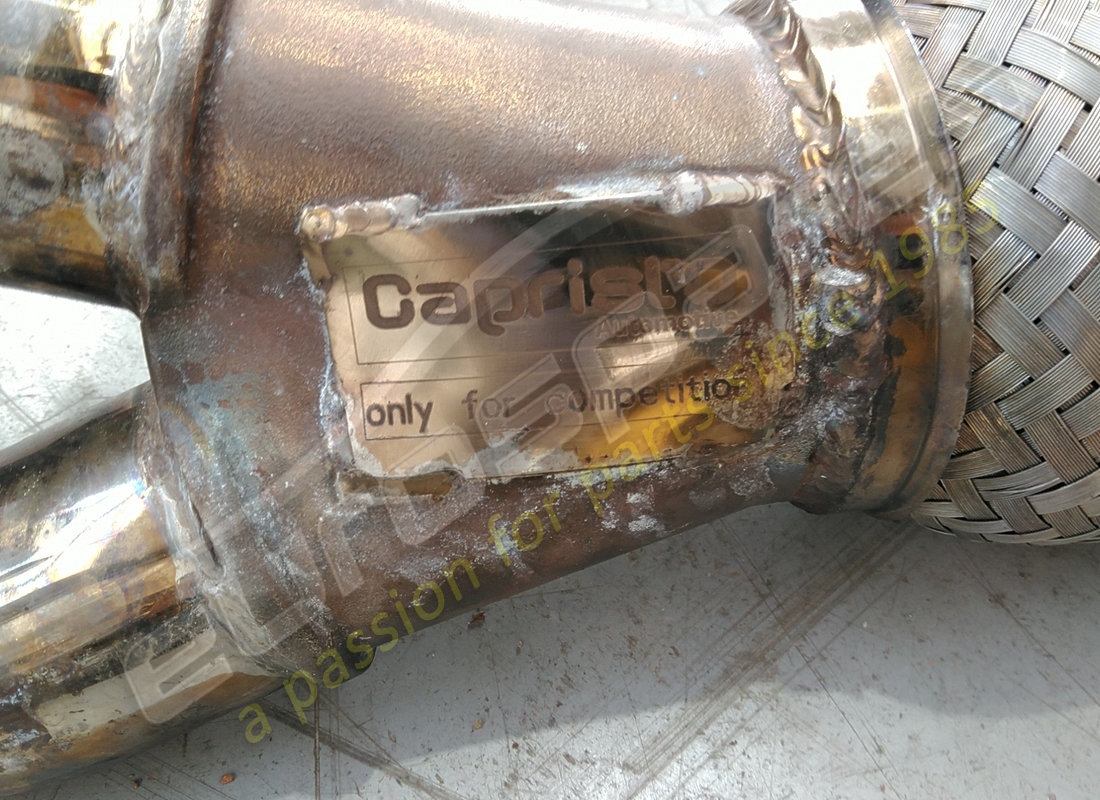 tubos de recambio de catalizador y silenciador de escape eurospares capristo usados (acero inoxidable). número de parte eap1374164 (6)