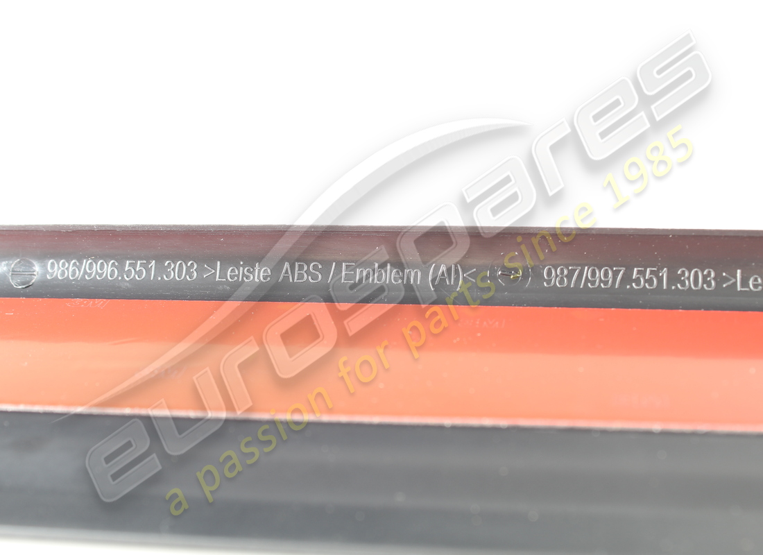 nueva placa protectora porsche - panel de umbral negro. número de pieza 98755130307a03 (5)