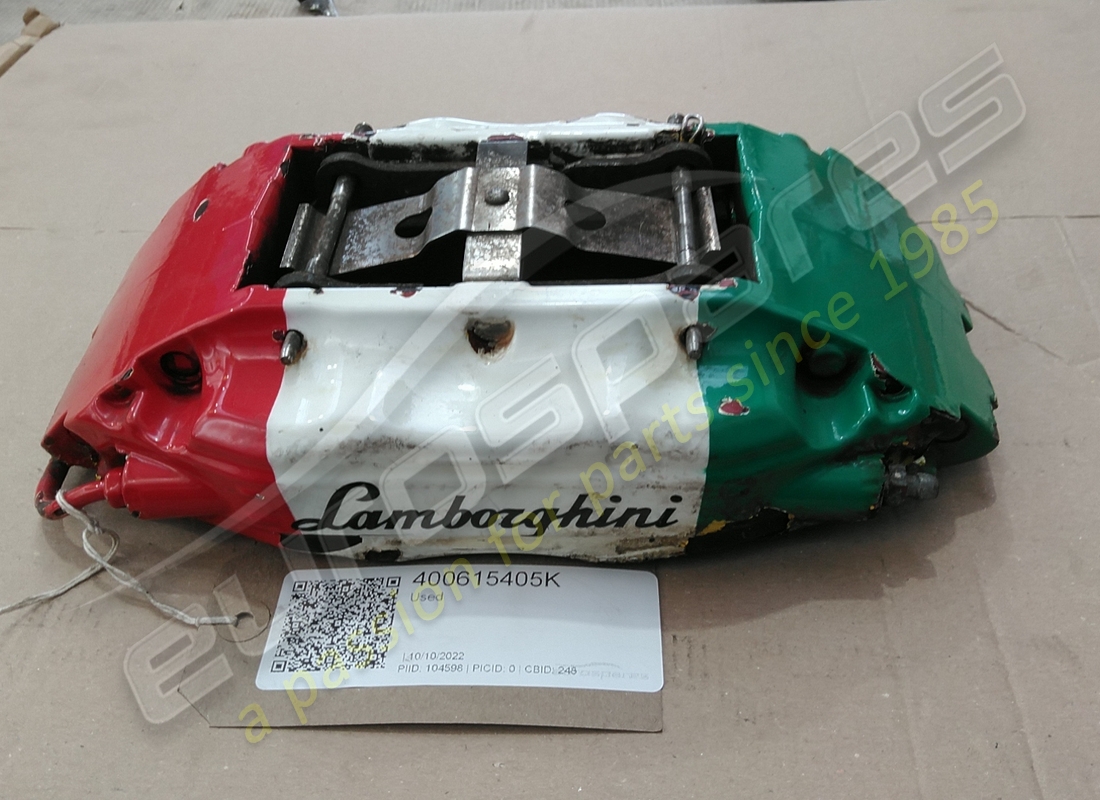 usada lamborghini pinza de freno trasera my04-08 y. número de pieza 400615405k (1)