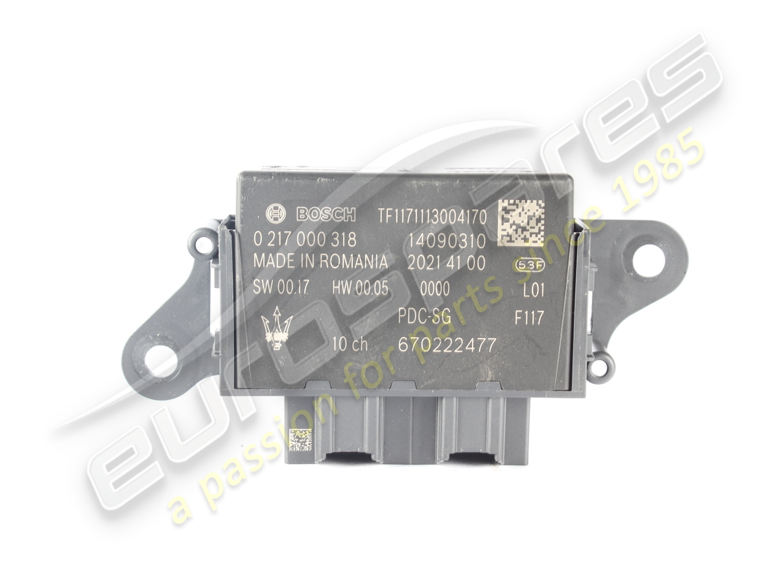 UNIDAD DE CONTROL DEL SENSOR DE ESTACIONAMIENTO USADA Maserati. NÚMERO DE PIEZA 670222477 (1)