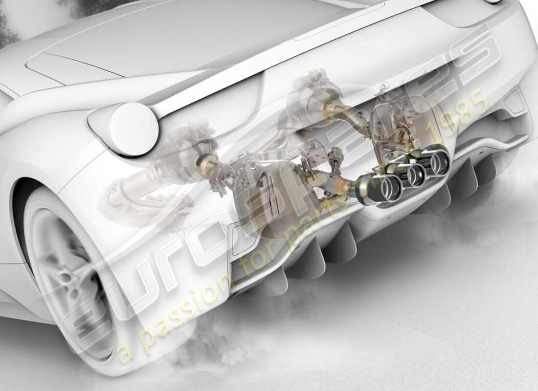 NUEVO KIT DE SILENCIADORES LEGALES PARA CARRETERA Ferrari. NÚMERO DE PIEZA 70002051 (1)
