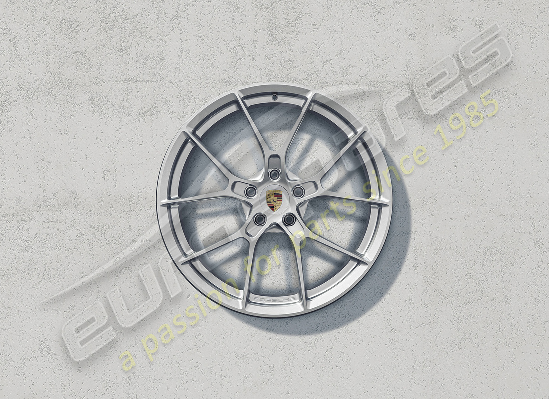 nuevo juego de ruedas ligeras carrera porsche 20/21-inch 911 (plata brillante). número de pieza 992044680ma (1)