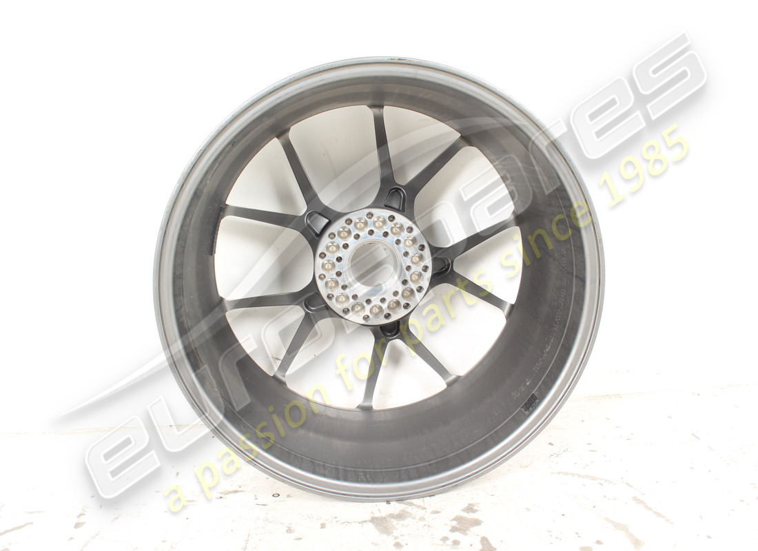 llanta de aleación usada porsche, plata oscura. número de pieza 9gt601025qos8 (3)