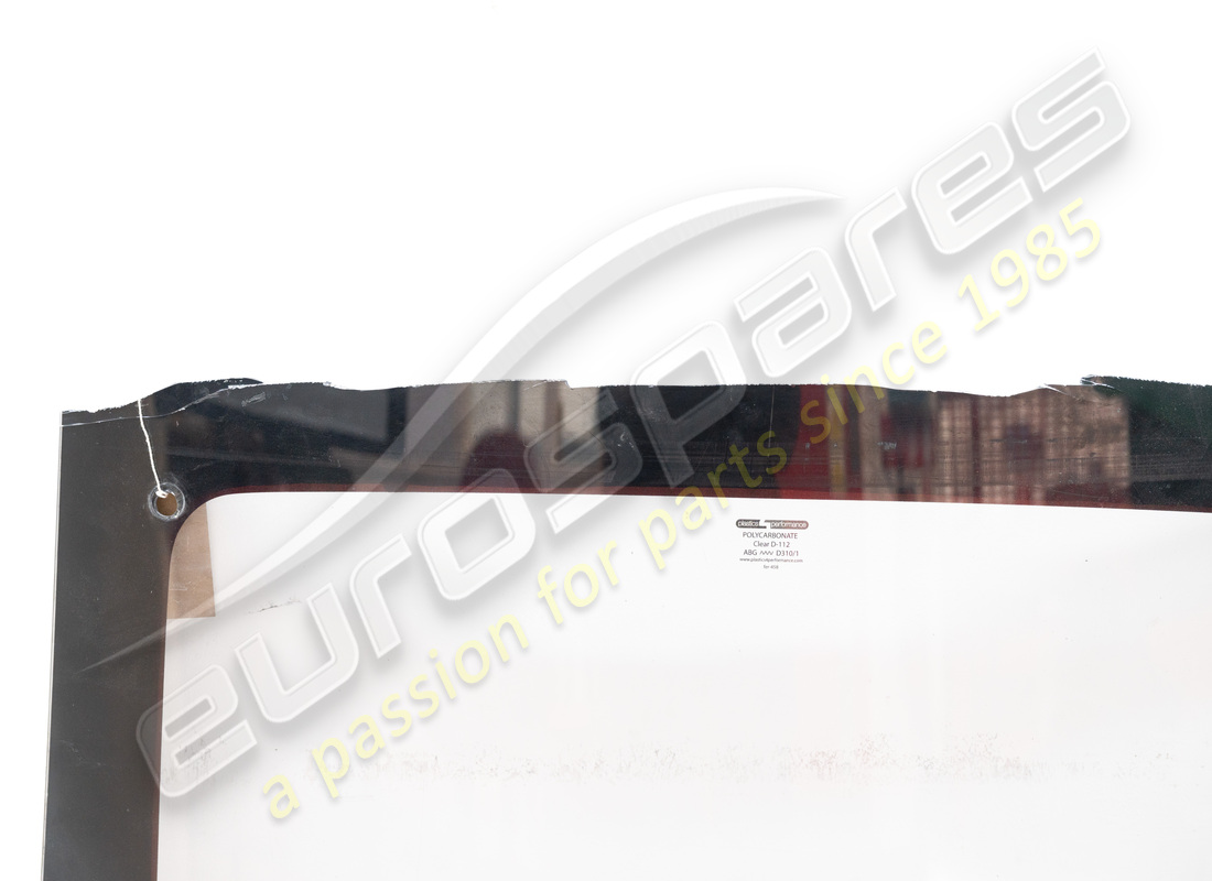 ventana de la tapa del compartimento del motor dañada ferrari. número de pieza 83263600 (2)