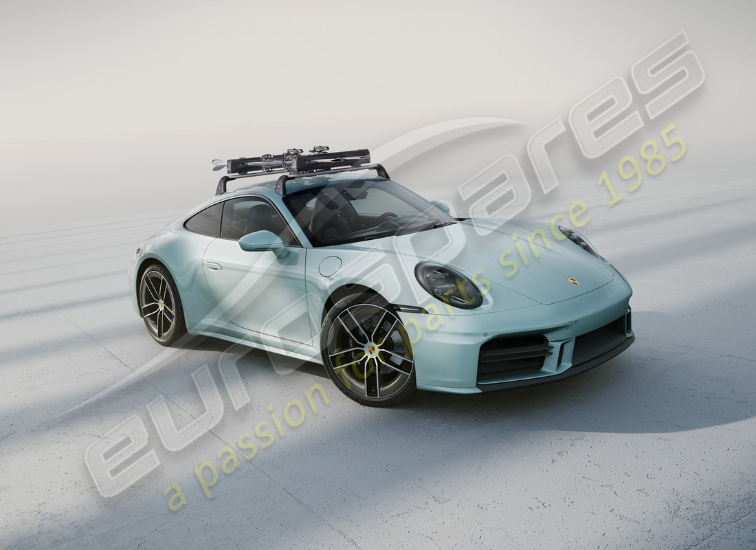 nuevo porsche soporte para esquís / snowboard. número de parte 95b044830 (19)