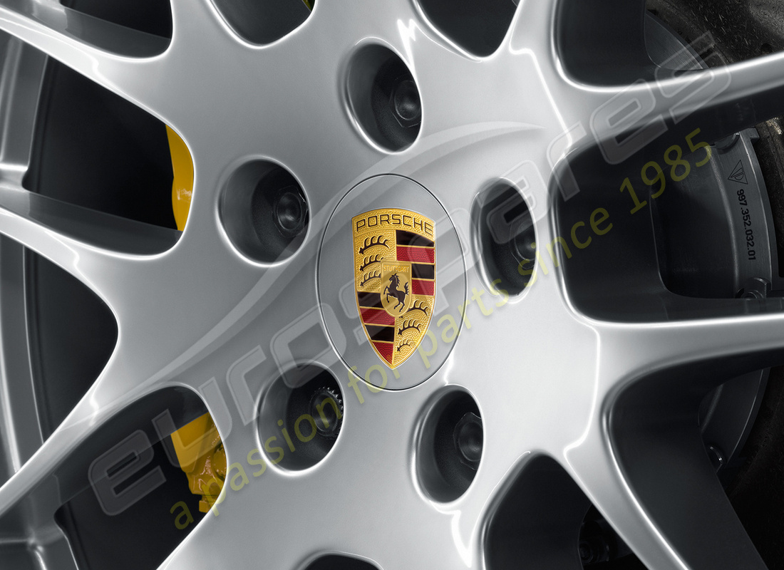 tapacubos de rueda nuevos porsche. número de pieza 97004460011 (1)