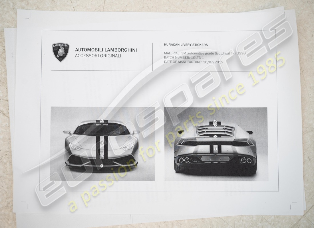 nuevo lamborghini kit estético negro brillante para 62x. número de parte 4t0898820 (3)