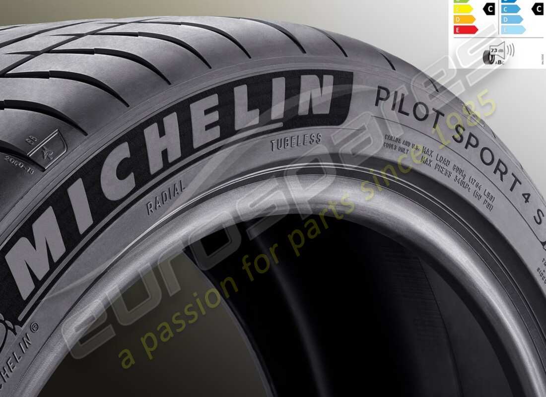 nuevo neumático trasero de verano michelin pilot sport ferrari, 4s, k1, 305-, 35, zr20 (107y). número de pieza 784514, (1)