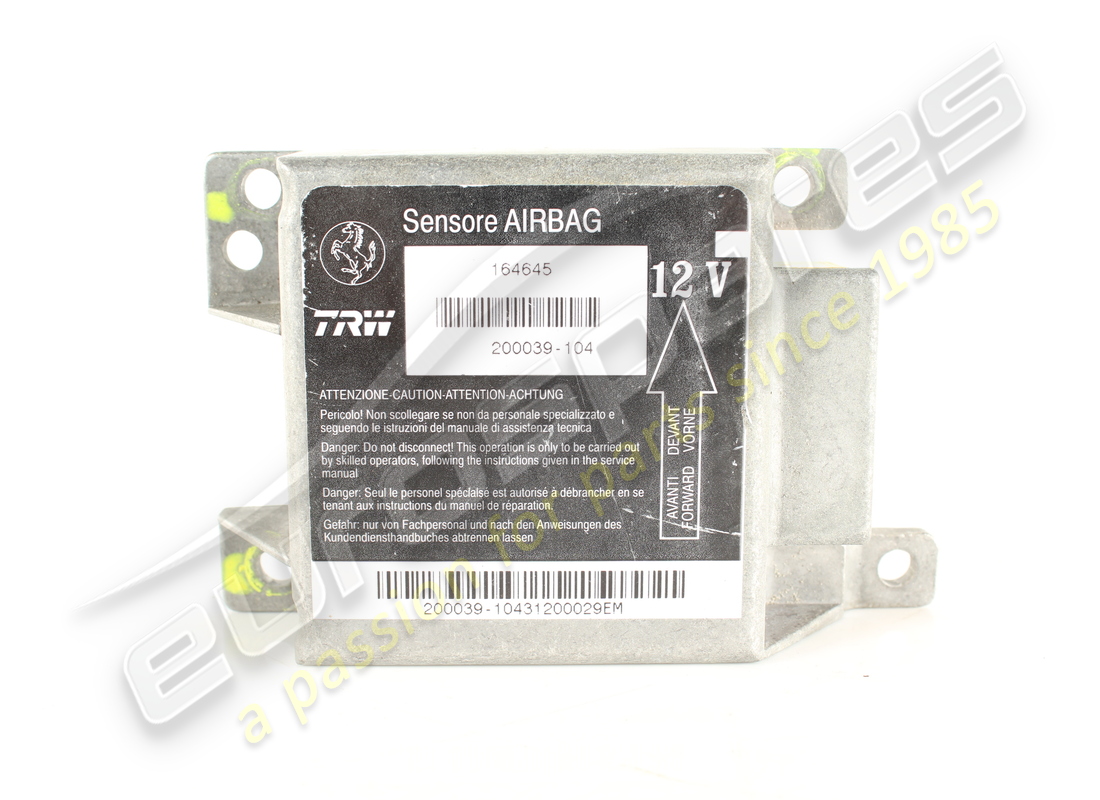 unidad de control de airbag usada ferrari. número de pieza 164645 (1)