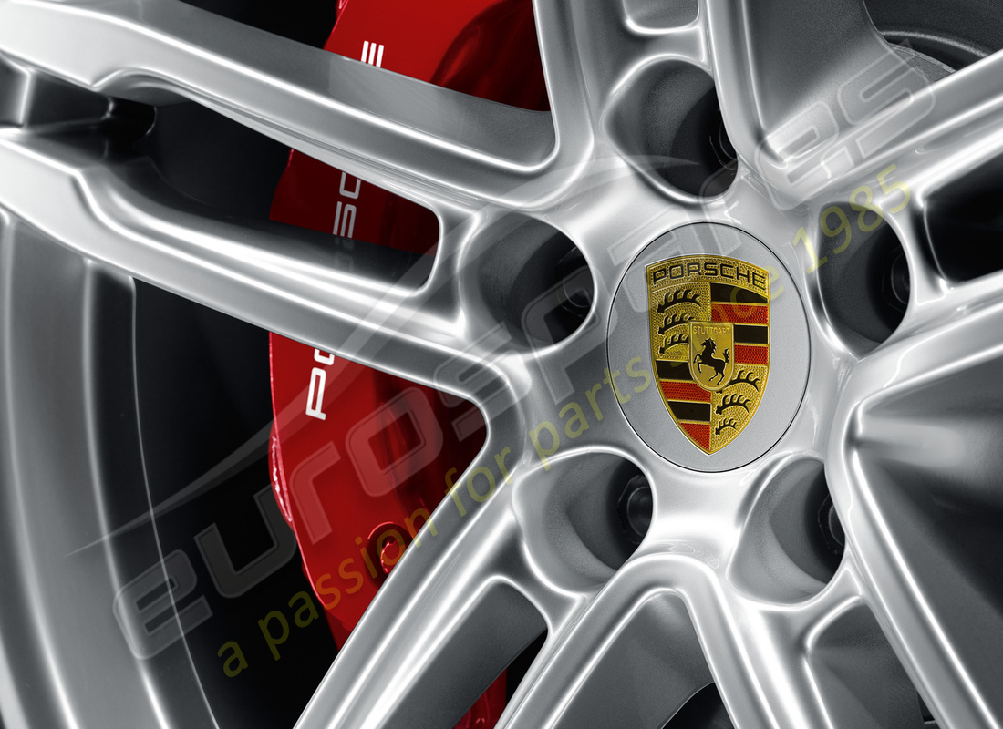 tapacubos de rueda nuevos porsche. número de pieza 97004460702 (1)