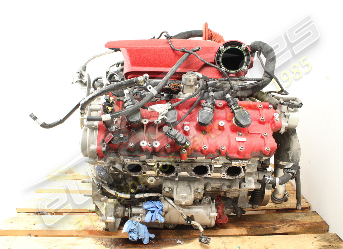 motor completo usado ferrari 488. número de pieza 754023000 (2)