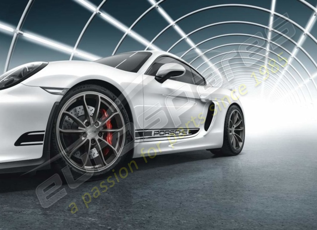 nuevo porsche 20-inch gt4 juego de ruedas - en platino (satinado-brillo). número de parte 98104460302 (2)