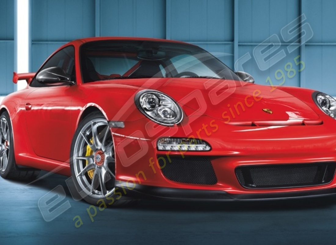 nuevo juego de ruedas porsche 19-inch gt3 ii. número de parte 99704460301 (2)