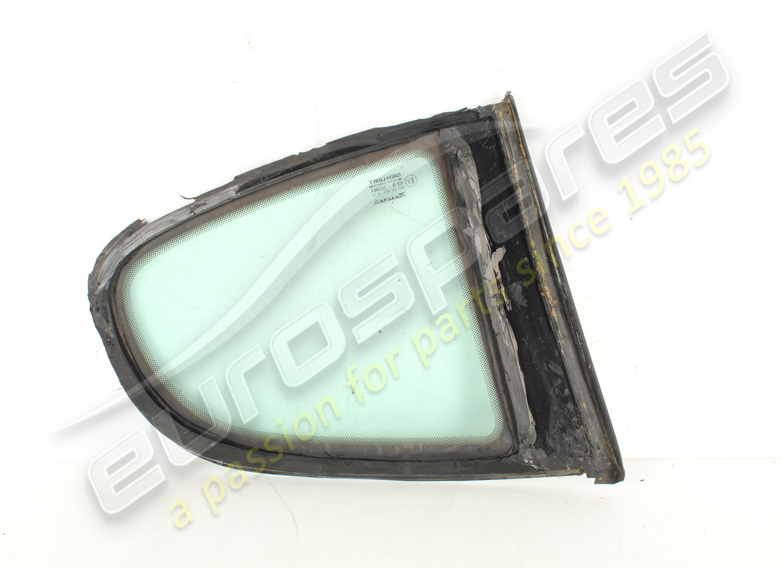 used maserati rear lh fiss.ed window. part number 387700401 (3)