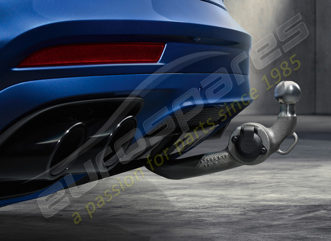 nuevo enganche de remolque extensible eléctrico porsche. número de pieza 971044870 (2)