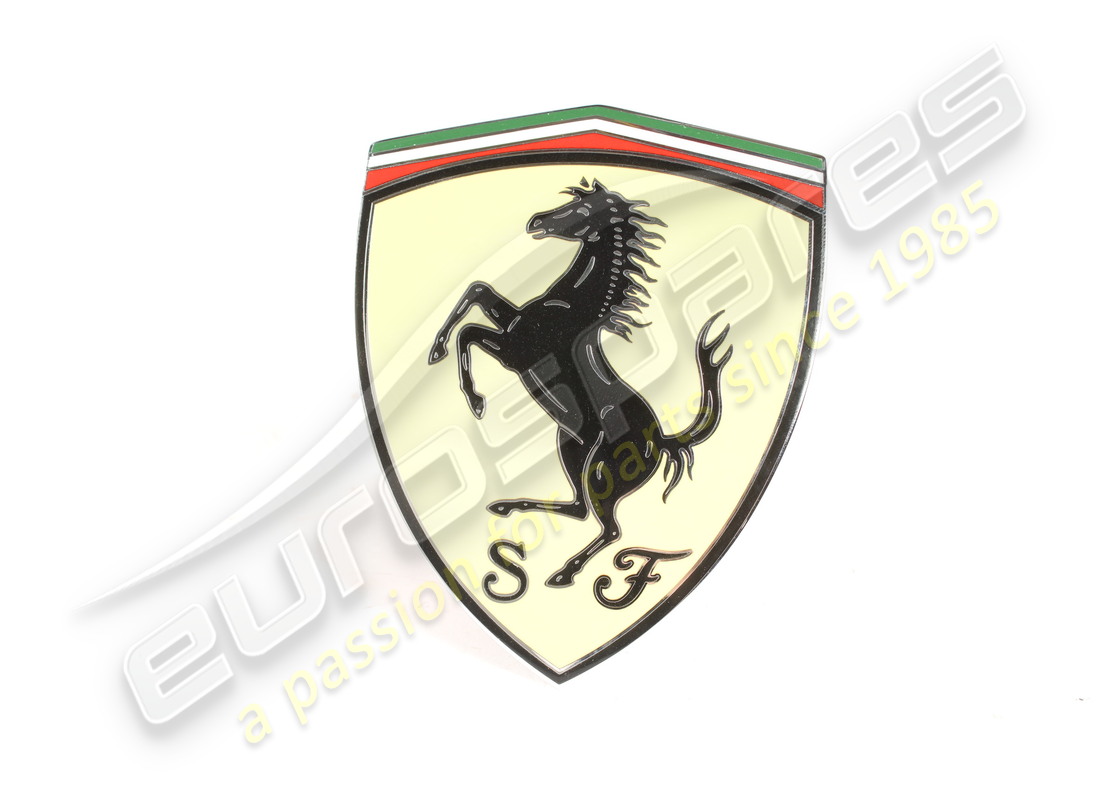INSIGNIA DE ESCUDO SQUADRA CORSE Ferrari USADA. NÚMERO DE PARTE 88954300 (1)