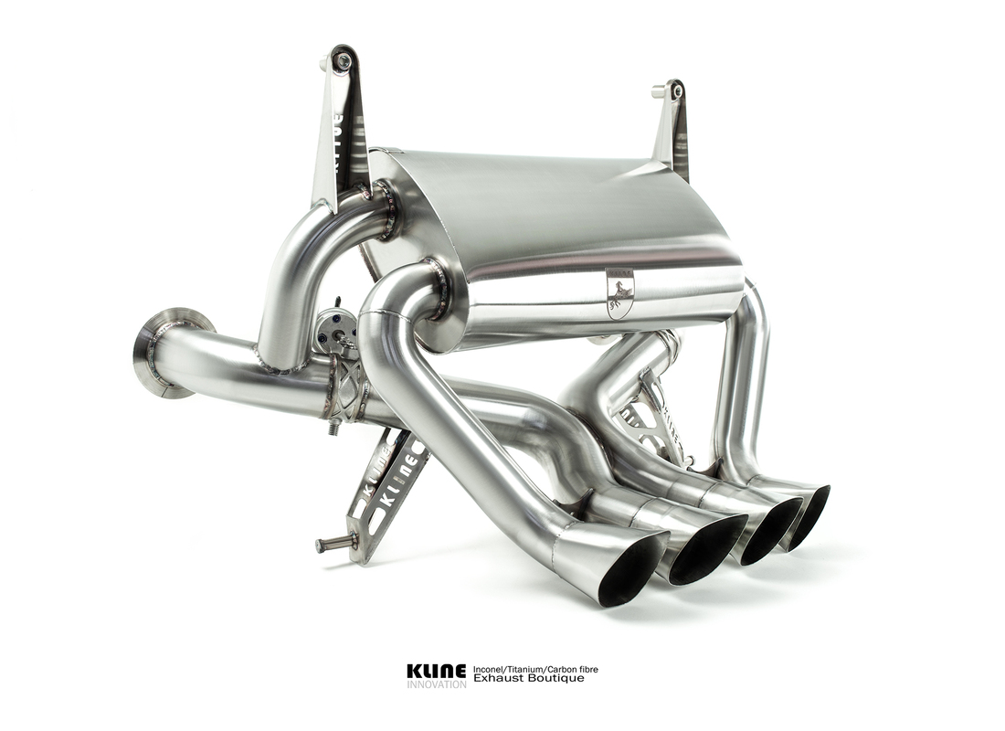 nuevo sistema trasero aventador valvetronic kline innovation lamborghini - inconel. número de pieza kllamavvalversinc (1)