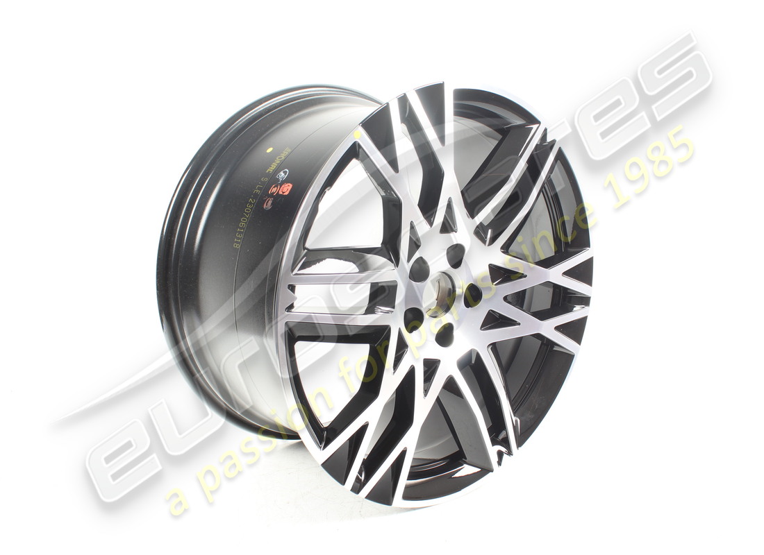 nueva maserati llanta de rueda trasera 20 #20'' llantas de aleación - diseño mmxx brillante negro diamante#. número de parte 980240031 (2)