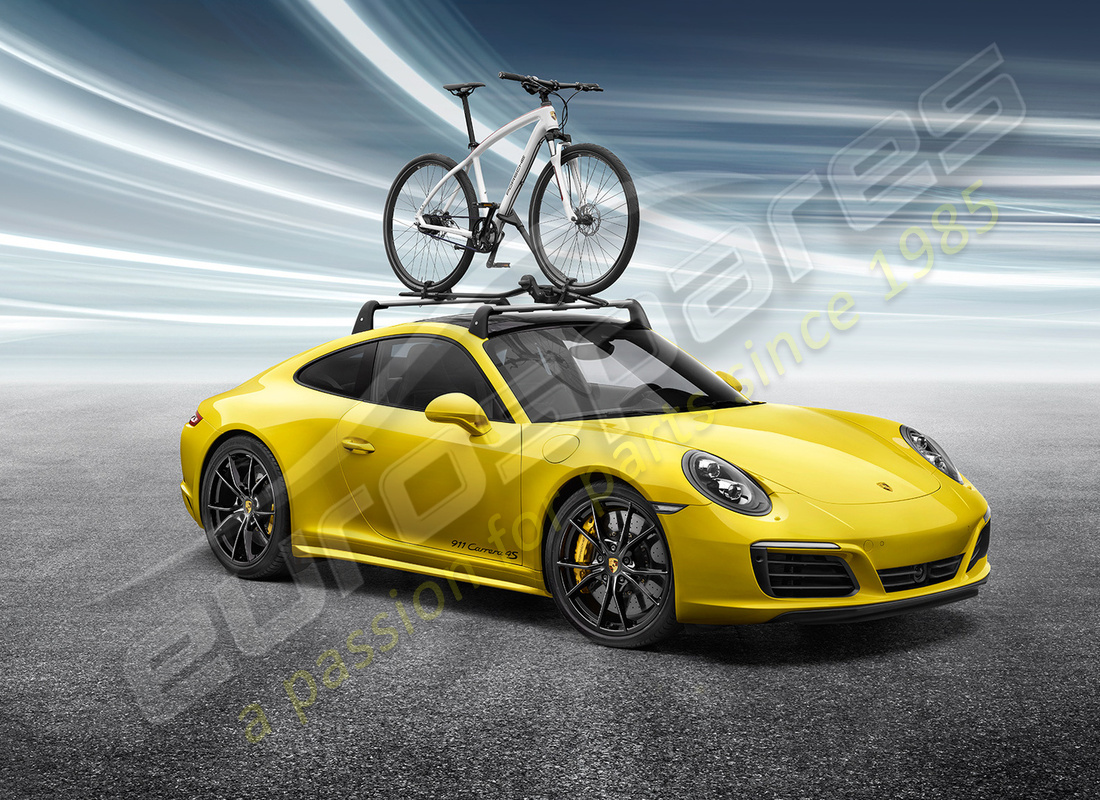 nuevo portabicicletas porsche. número de pieza 95b044831 (16)