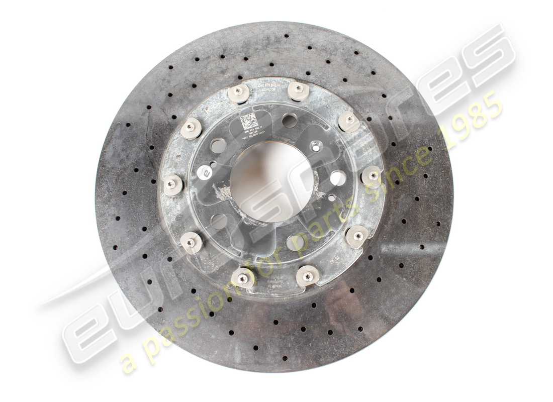 usado lamborghini disco de freno cerámico (ventilado), 370 x 30 número de pieza 4m0615602h