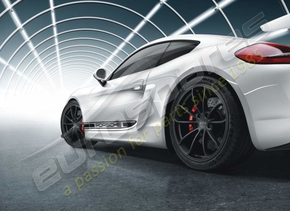 nuevo porsche 20-inch gt4 juego de llantas - en negro (satinado-brillo). número de parte 98104460301 (2)