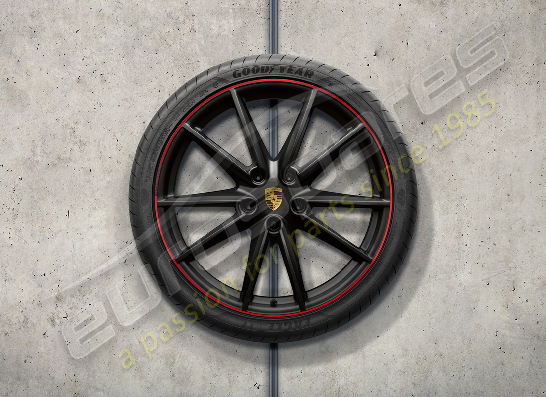nuevas tiras de moldura de llanta porsche. número de pieza 9920448205784a (1)