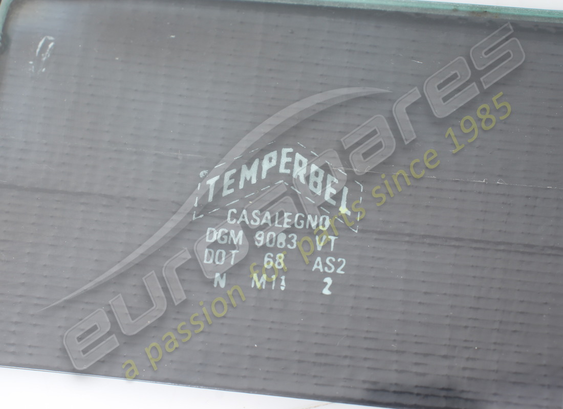 NEW FERRARI 250 GT LUSSO LEFT REAR QUARTER GLASS. PART NUMBER EAP1510675 (2) new ferrari 250 gt lusso left rear quarter glass. part number eap1510675 (2)