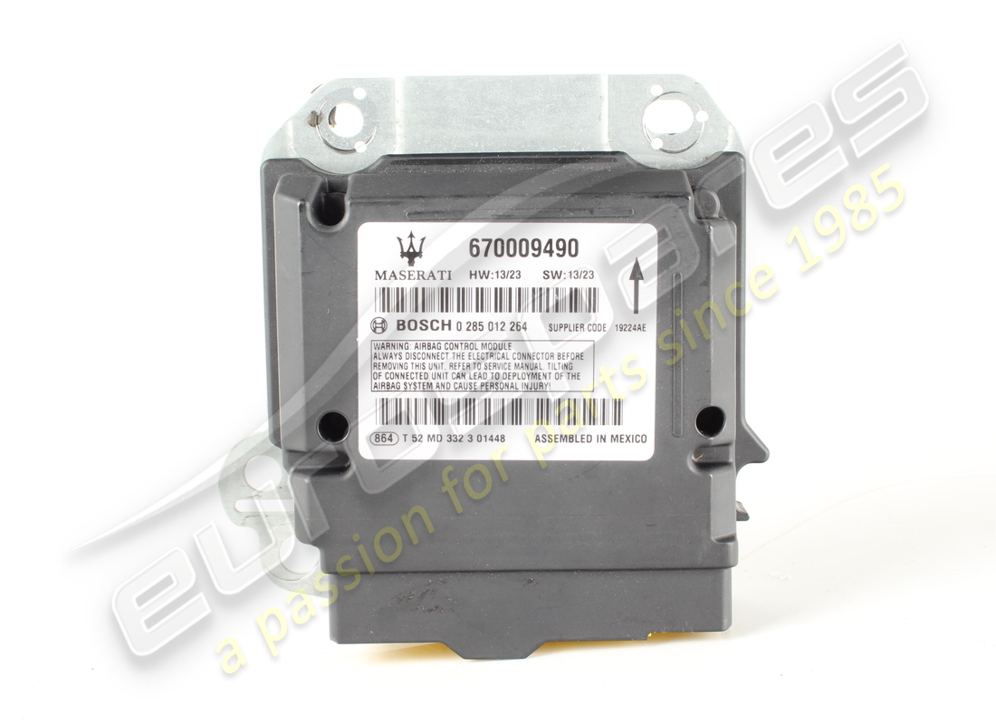 ECU DE AIRBAG USADA Maserati. NÚMERO DE PIEZA 670009490 (1)