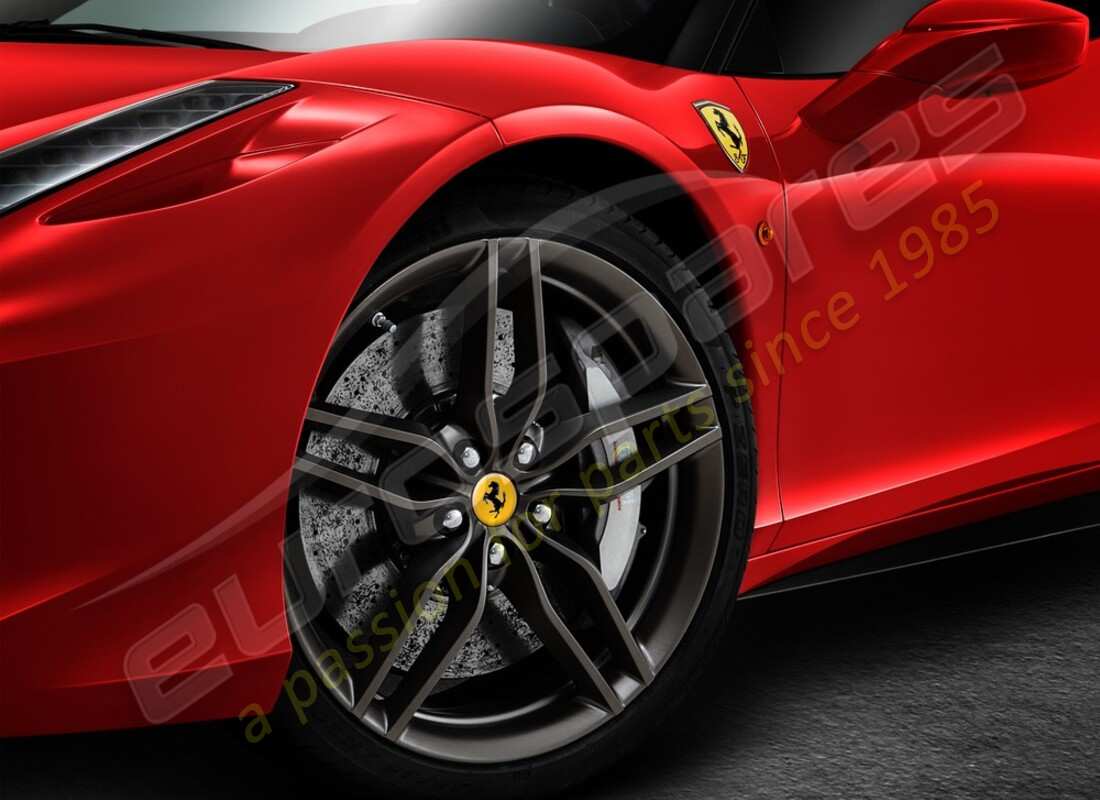 juego de ruedas nuevo ferrari (formado gris ghisa mate) 20 pulgadas. número de pieza 70006020 (1)