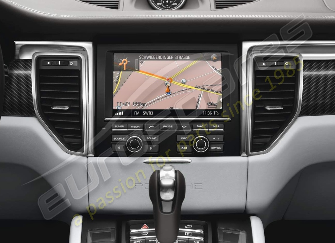 pcm nuevo porsche con módulo de navegación y cambiador automático de cd/dvd. número de pieza 95b04490030 (1)