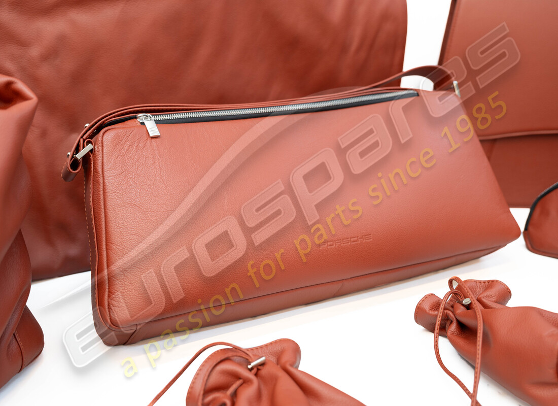 new porsche travel bags set - terracotta. part number 98080230101 (2)