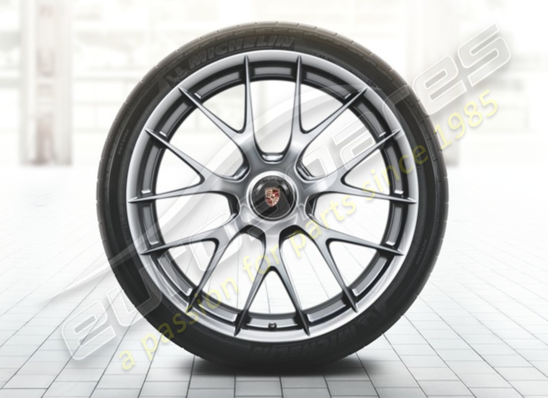 nuevo juego de ruedas y neumáticos de verano de magnesio de porsche 20/21 pulgadas. número de pieza 91804460006 (1)