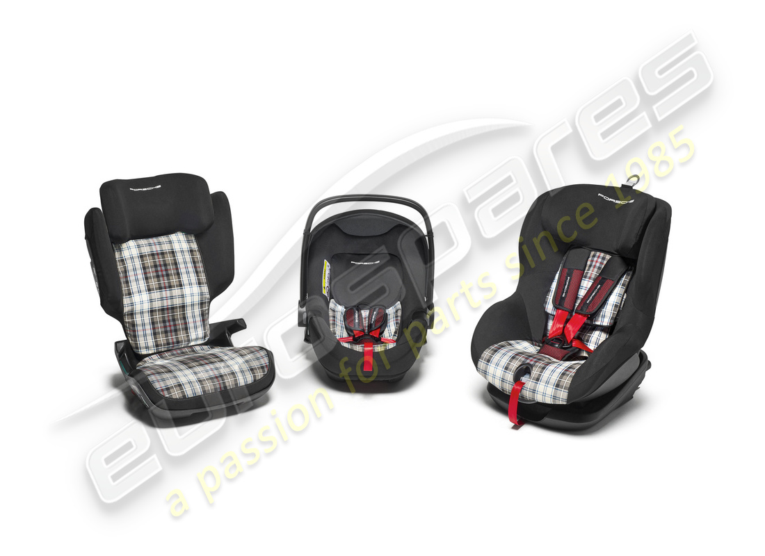 nueva funda para asiento infantil heritage design - turbo 50 tartan para asiento infantil i-size. número de pieza 971044066d (2)