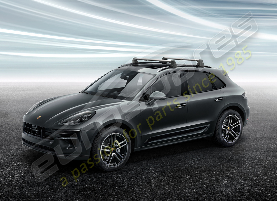 nuevo porsche soporte principal del sistema de transporte de techo. número de pieza 95b860019c (2)