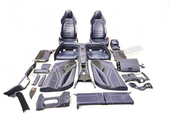 usado ferrari conjunto interior lhd en azul (puntadas blancas) número de pieza 864489100