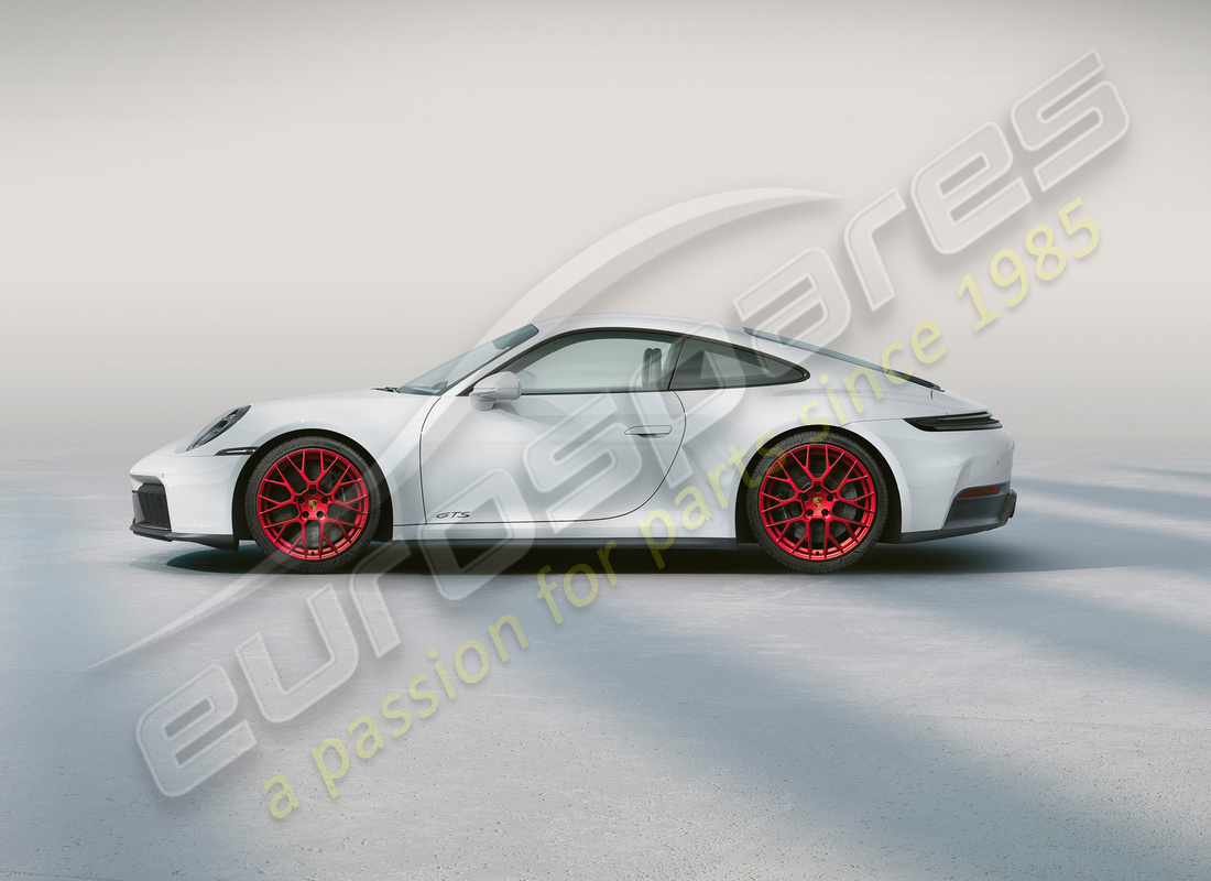 nuevo juego de ruedas y neumáticos de invierno rs spyder design, pintados en rojo pyro, porsche 20/21-inch. número de pieza 992044631f (2)