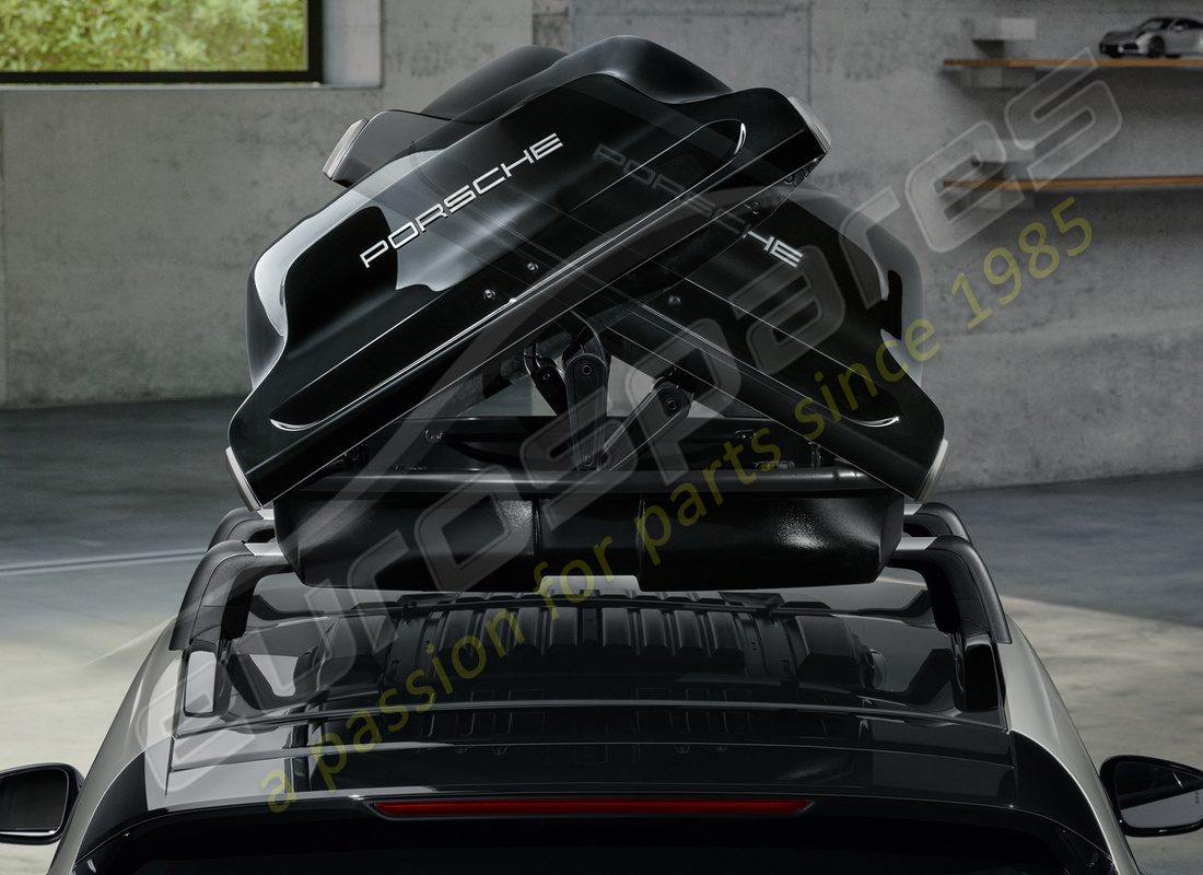 nuevo porsche cofre de techo en negro (alto brillo). número de pieza 9y0044870 (2)