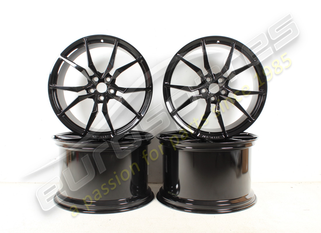 nuevo (otros) lamborghini kit de llantas dione negras brillantes. número de parte 0r8340032 (1)