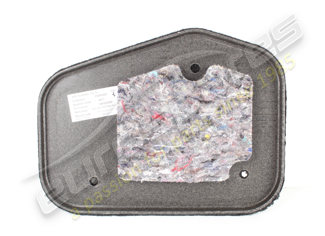 NUEVA TRAMPILLA DE SERVICIO DERECHA FERRARI NEGRA. NÚMERO DE PIEZA 69761990 (3) nueva trampilla de servicio derecha ferrari negra. número de pieza 69761990 (3)