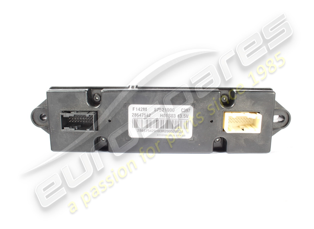 USADO Ferrari CONTROLES DE A/C CAJA NEGRA. NÚMERO DE PIEZA 87521000 (1)