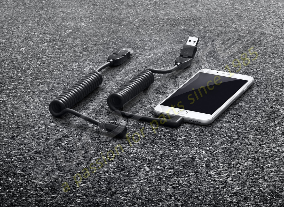 cable de carga para smartphone usb nuevo porsche. número de pieza 97004490153 (1)