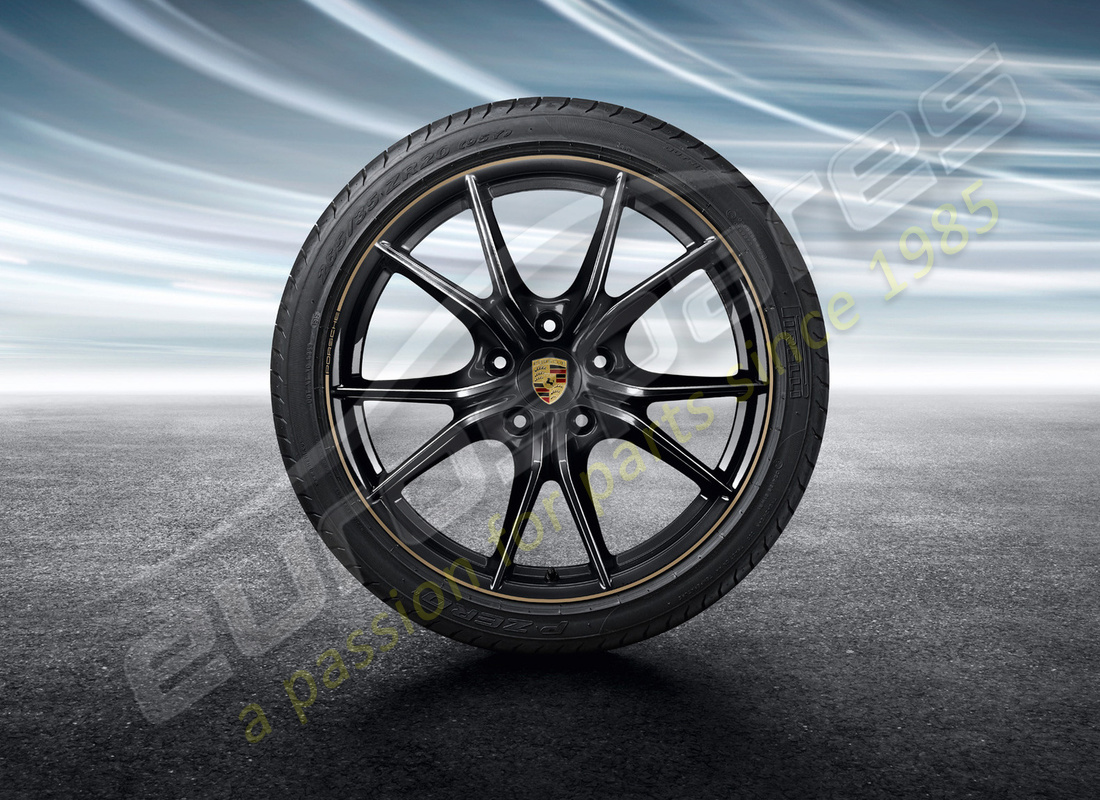nuevas tiras de moldura de llanta porsche. número de pieza 9920448205624k (1)